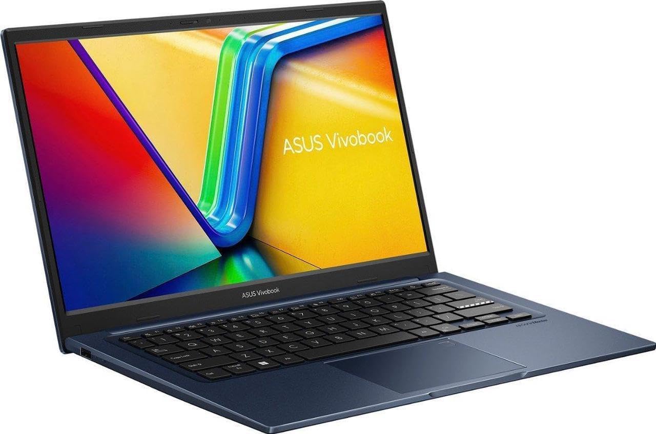 ASUS Vivobook 14" FHD Laptop | Intel Core i3-1215U | Intel Iris Xe Graphics | HDMI | Blue | 16GB RAM | 512GB SSD | Windows 11 S | Bundle with USB 3.0