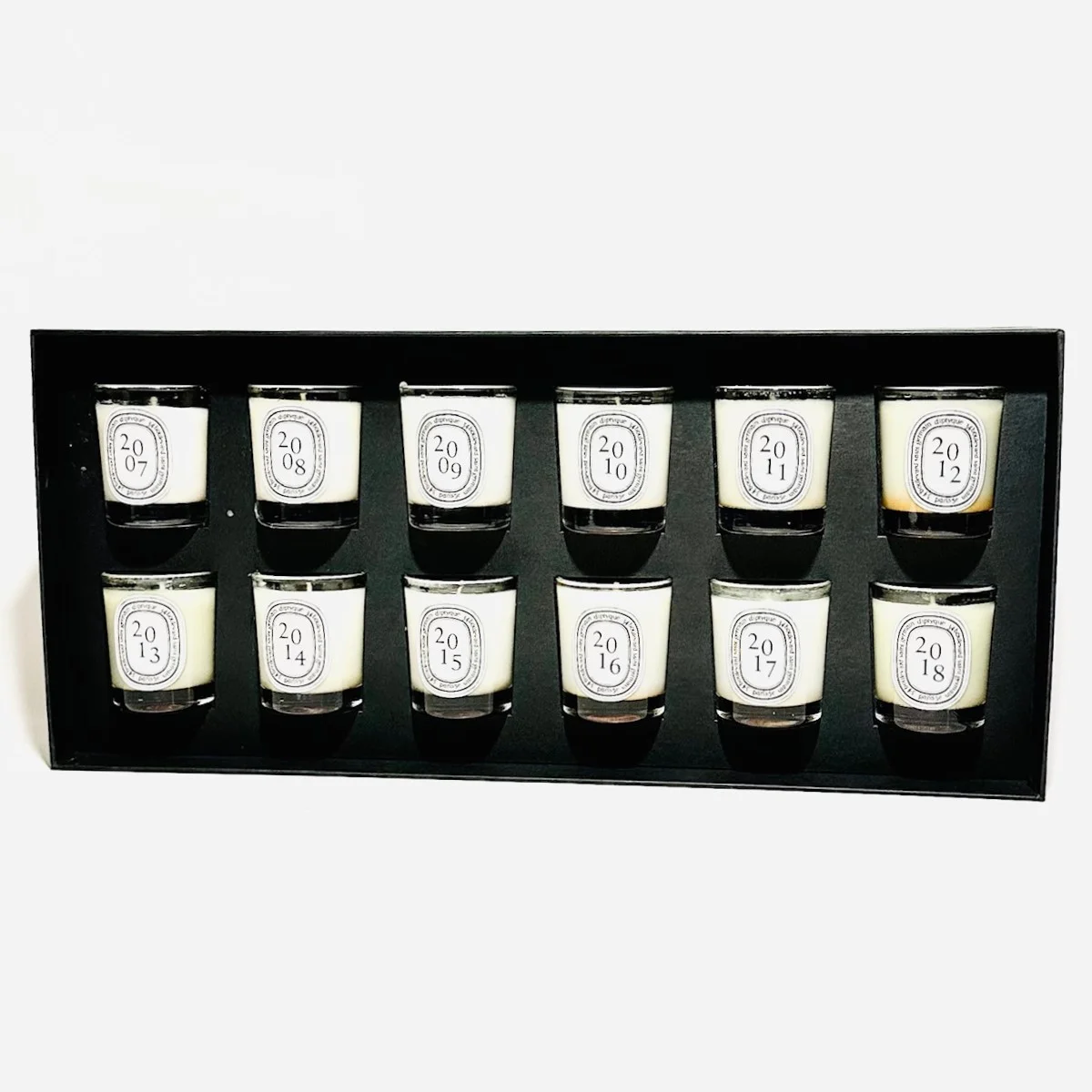 Diptyque Candles Set of 12 Pine Scent LTD EDT Years 2007-18 *See Description*