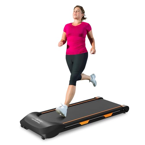 Walking Pad Under Desk Treadmill with Incline for Home Office, 2 in 1 for Walking and Jogging, Small Portable Walking Treadmill with Remote Control