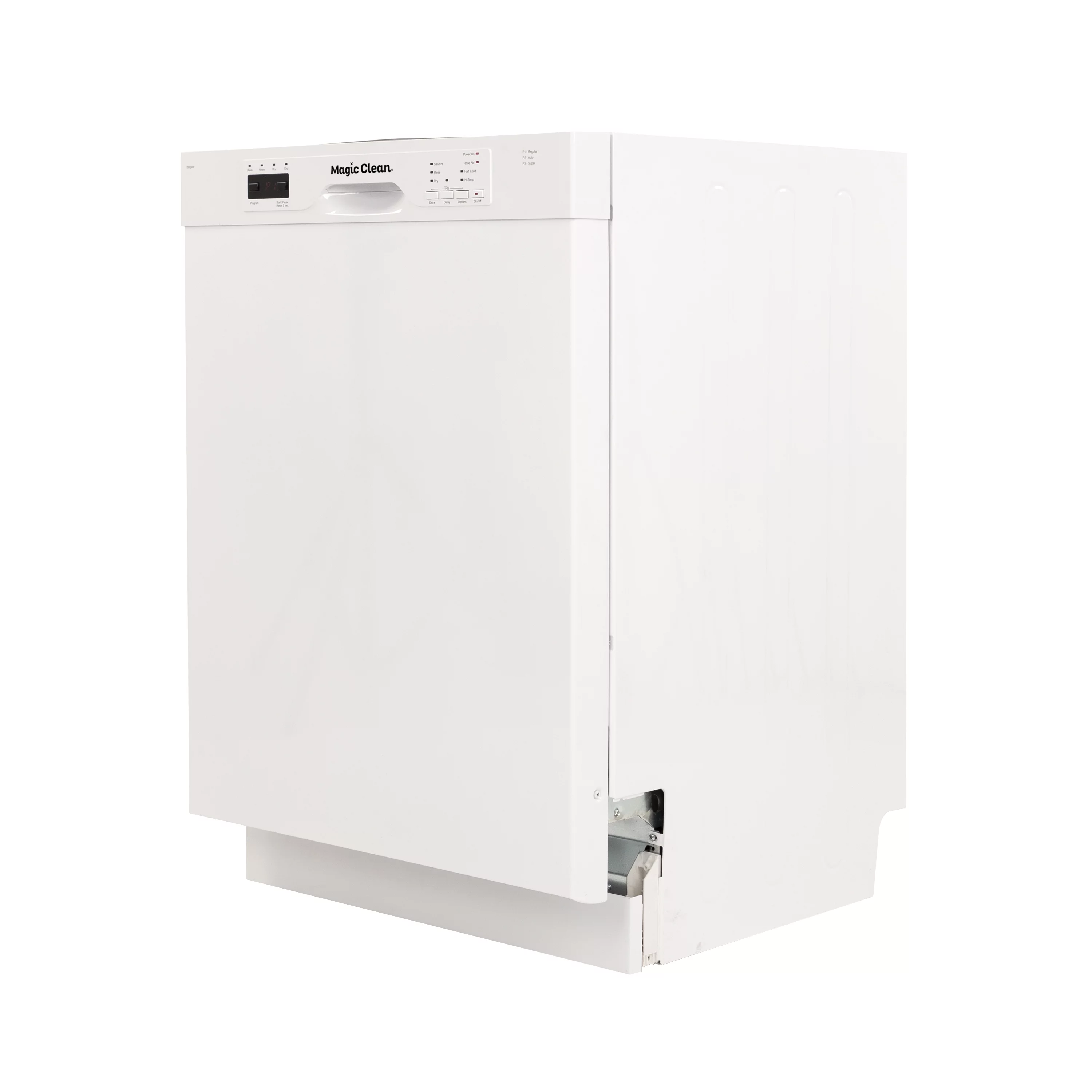 Magic Clean Dishwasher 24" Front Control White