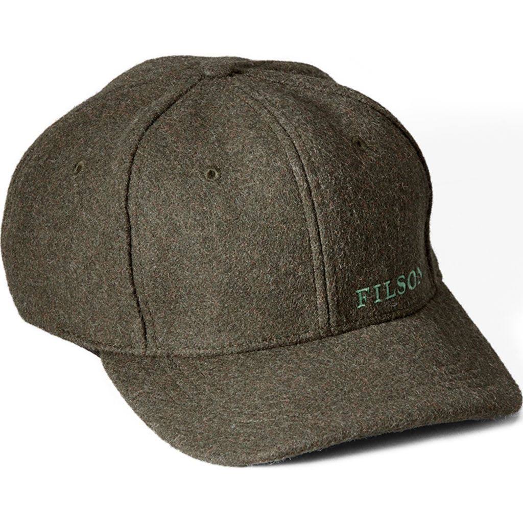 Filson Wool Logger Cap, Forest Green, One Size