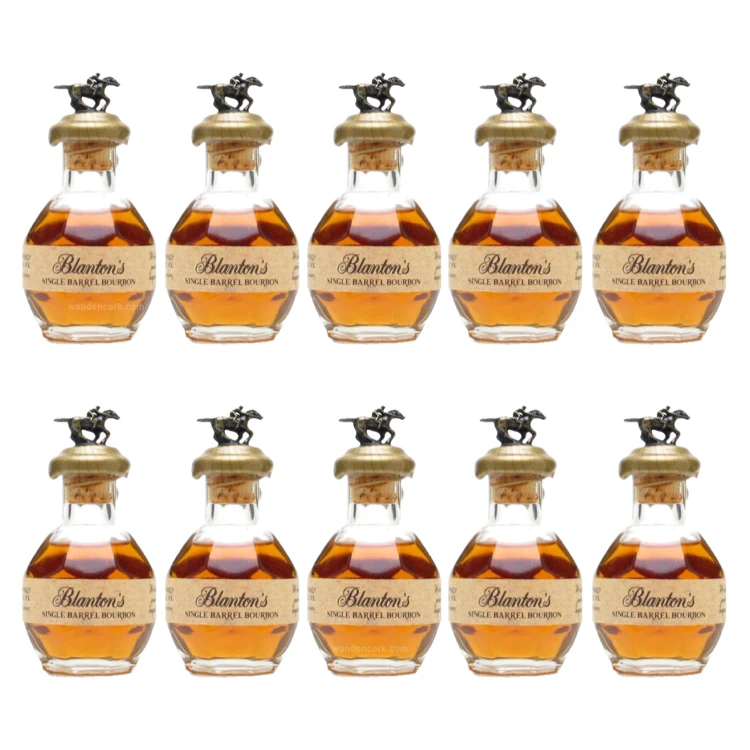 Blanton's Miniature Bourbon 50ml 10 Pack Shot Bundle - Nestor Liquor