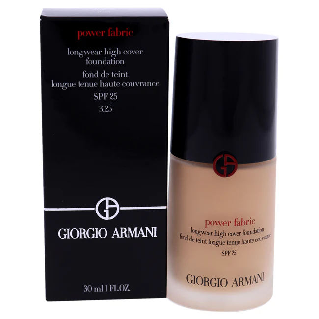 Giorgio Armani Power Fabric Longwear High Cover Foundation SPF 25 - 3.25 by Giorgio Armani for Women - 1 oz Foundation