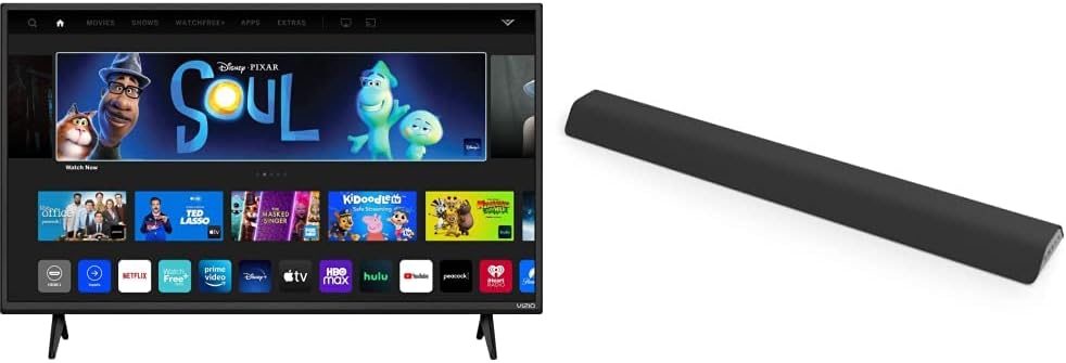 VIZIO 24-inch D-Series Full HD 1080p Smart TV with Apple AirPlay and Chromecast Built-in, D24f-J09