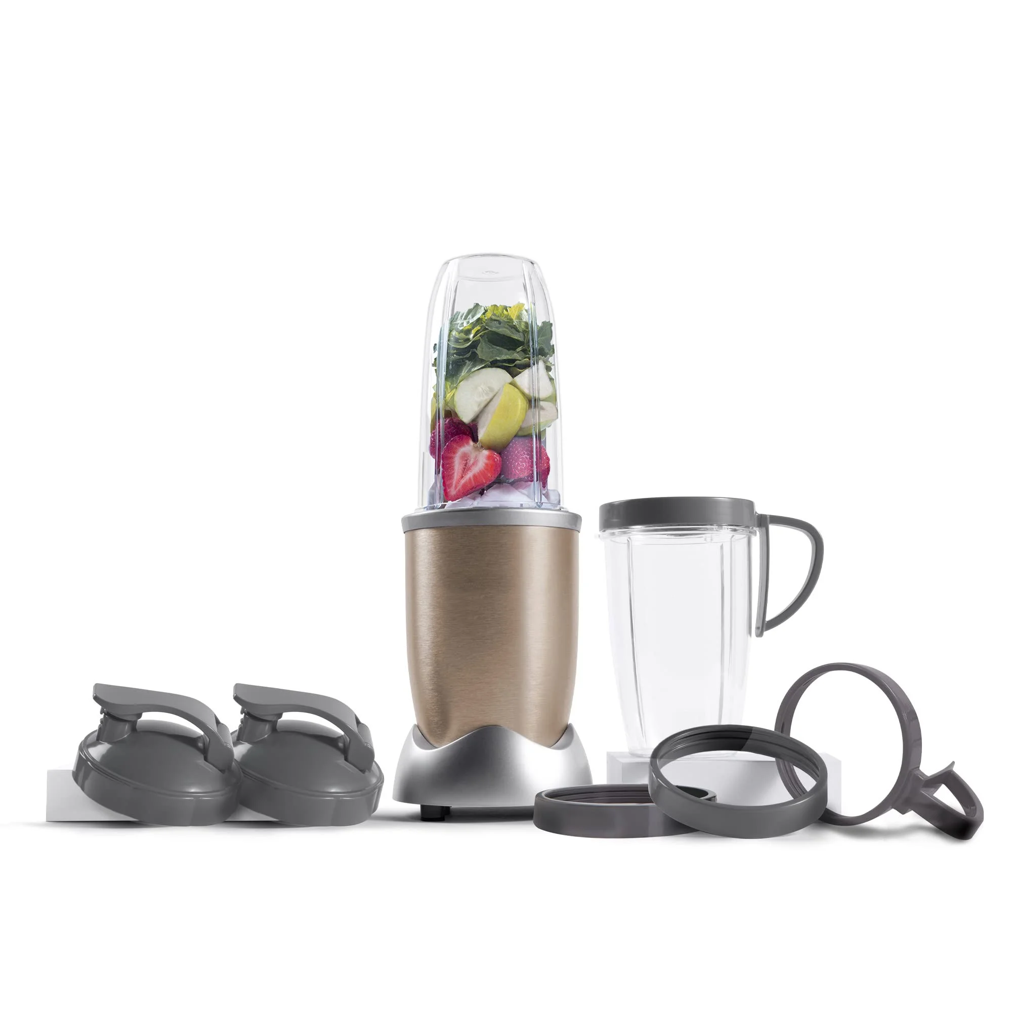 Kitchen Countertop Blenders Mixer System - High-Speed Blender for Shakes Smoothies & Nut Butters (Champagne)