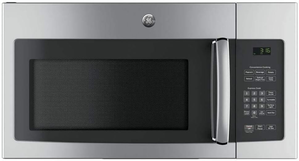 GE JNM3163RJSS 30" Over-the-Range Microwave with 1.6 cu. ft. Capacity, in Stainless Steel