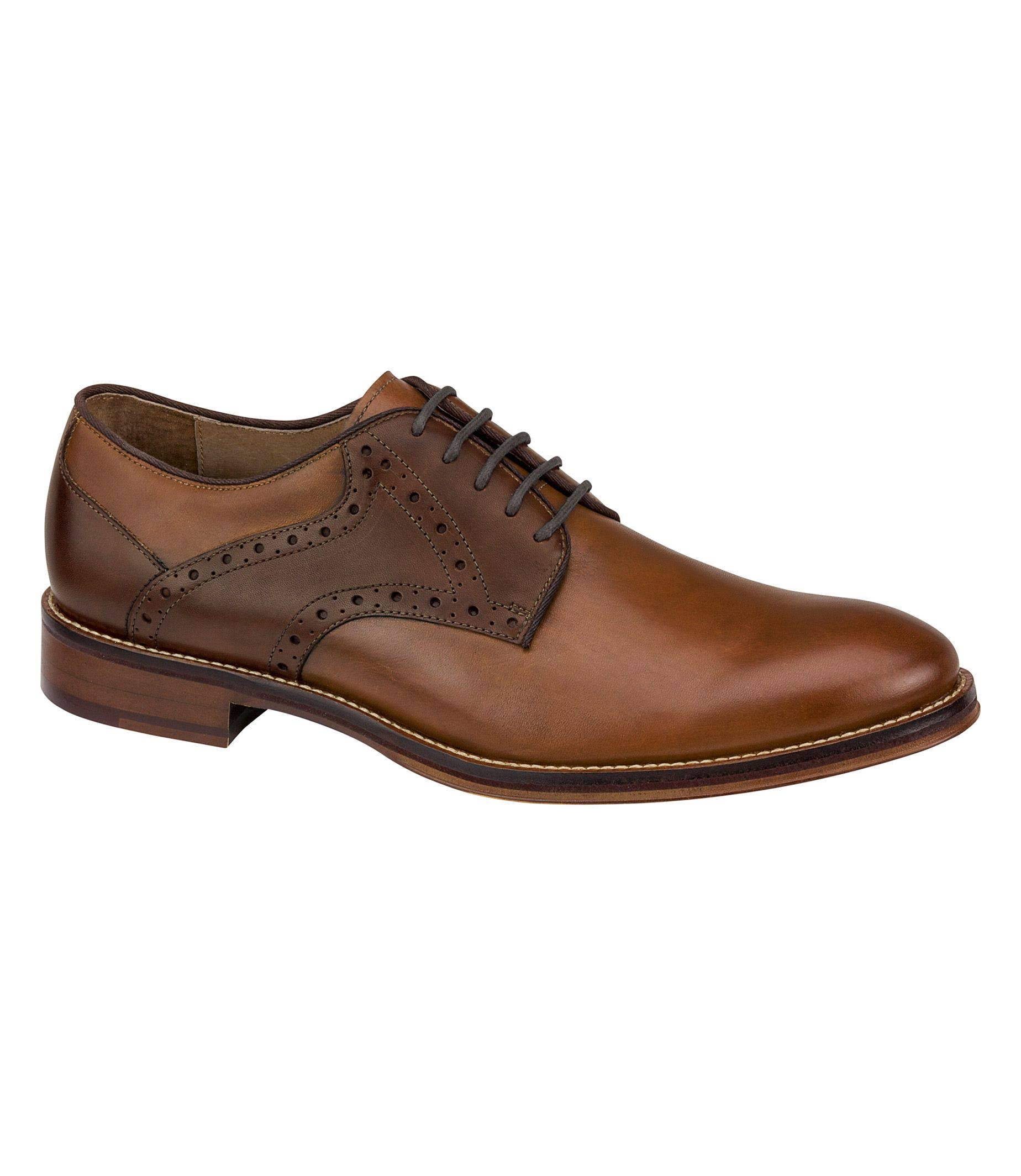 Johnston u0026 Murphy Men&s Conard Saddle - Tan/Dark Brown Italian Calfskin - Size 11 - W