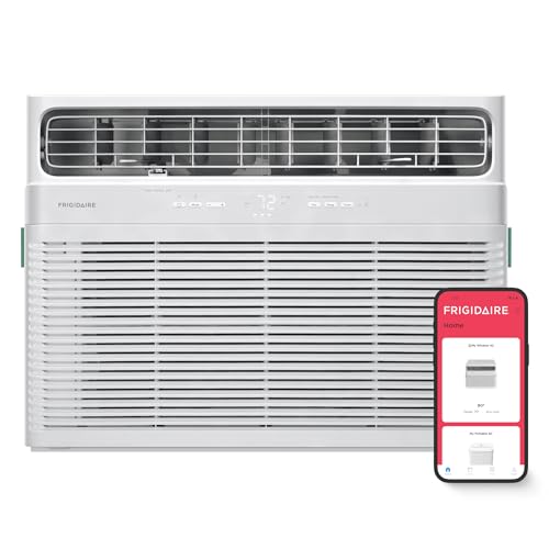 Frigidaire 18,000 BTU Smart Window Air Conditioner with Wi-Fi, Cools Up to 1,020 Sq. Ft., Remote Control, Quiet Operation, Eco Mode, 3 Fan Speeds