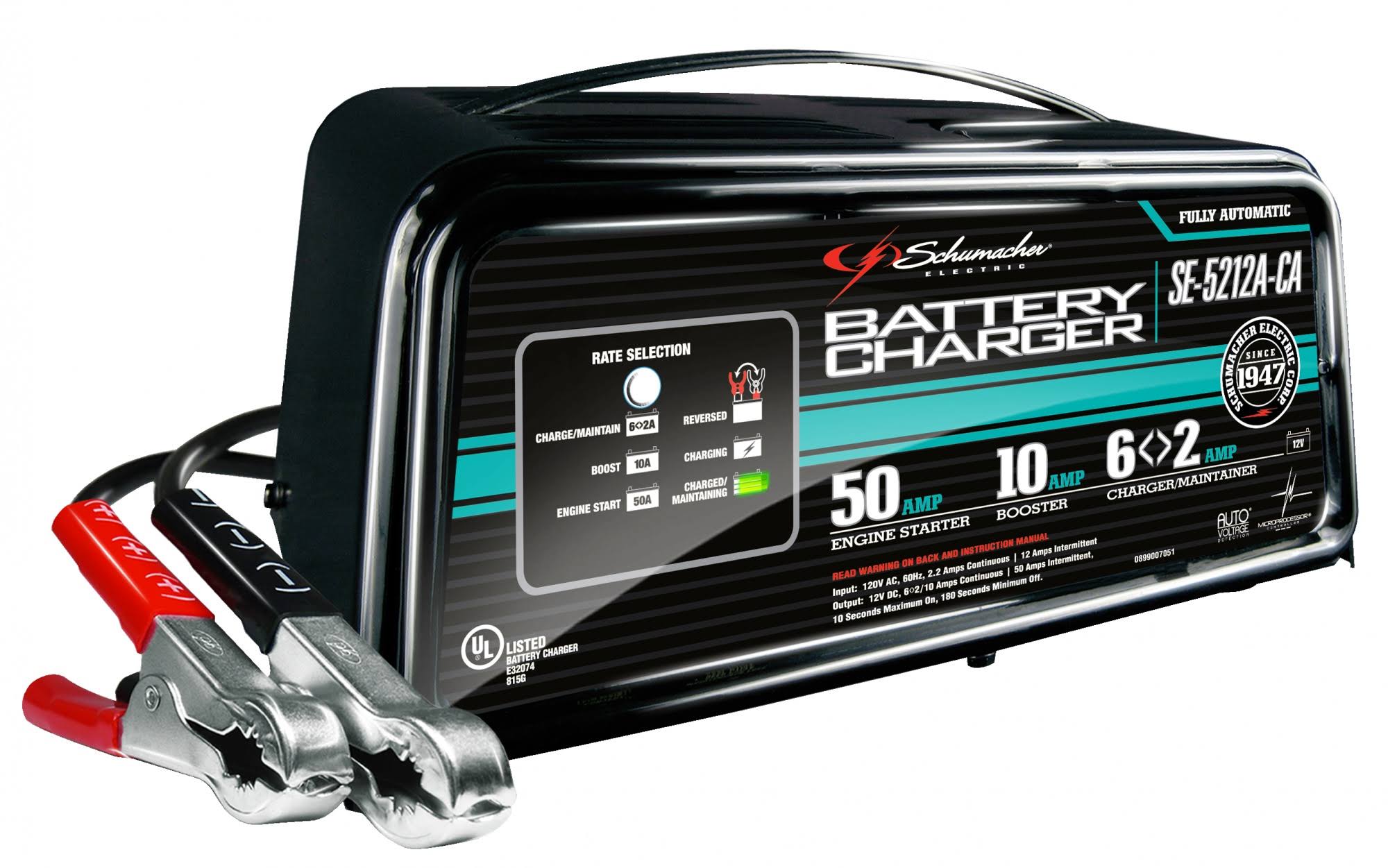 Schumacher Electric SE-5212A-CA Battery Charger and Starter