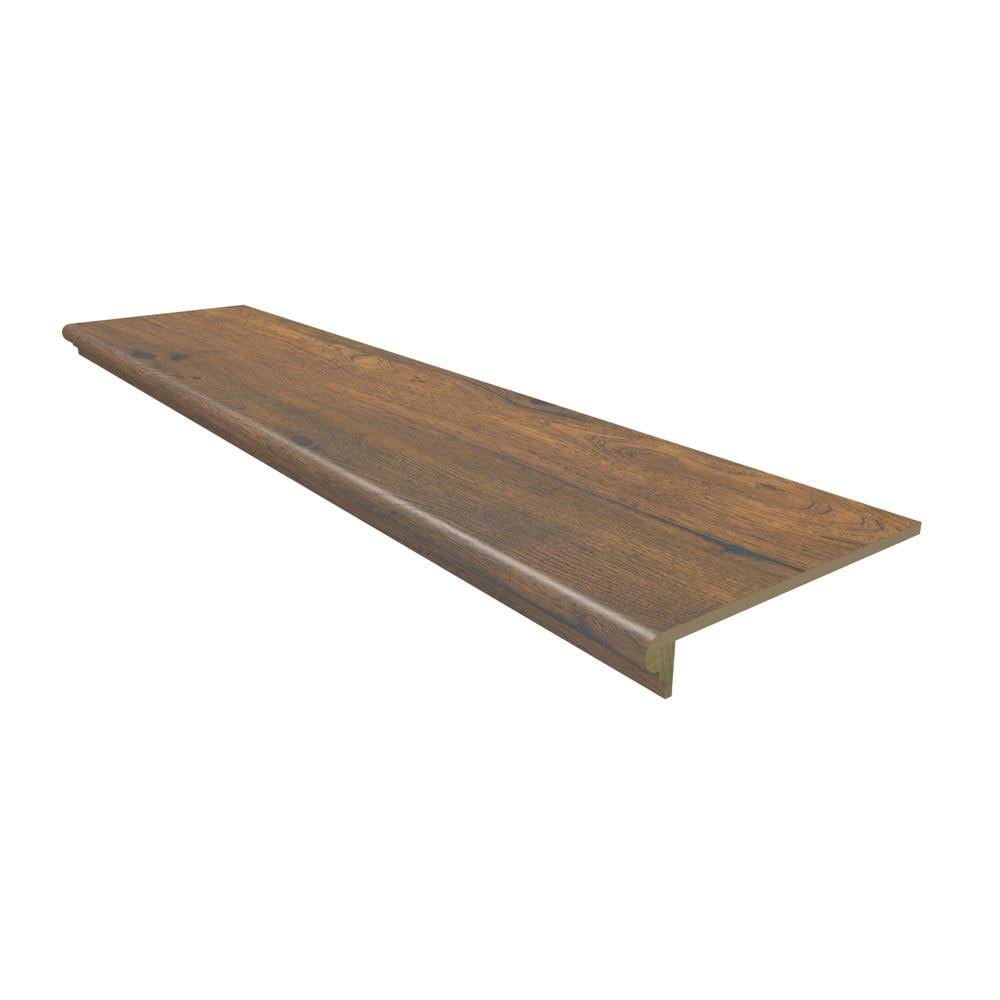 Stairtek 11.5-in x 48-in Cambridge Abbey Oak Stair Tread | XTLA1148-PE013