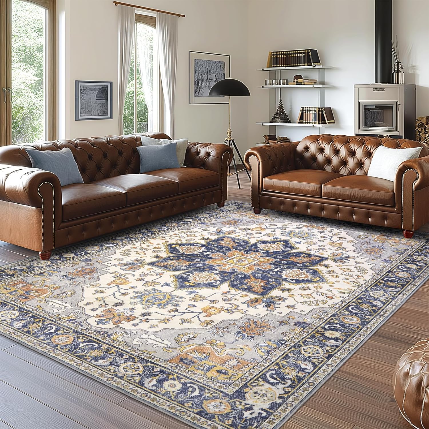 Large Area Rug for Living Room 9x12
