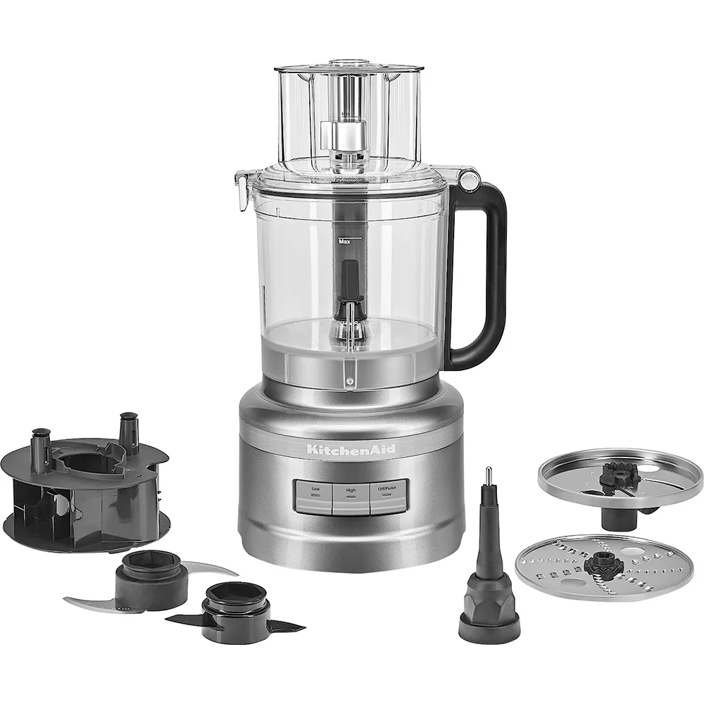 KitchenAid 13-Cup Food Processor, Contour Silver - (Open Box)