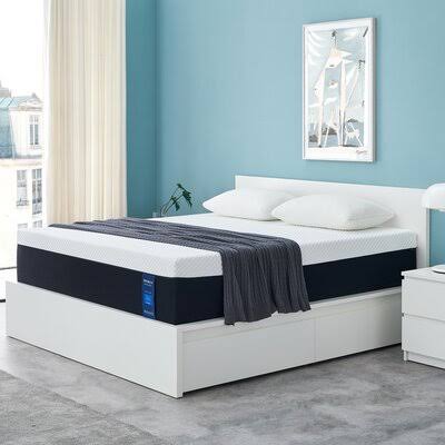Two-Sided 10x22 Medium Gel Memory Foam Mattress Molblly Mattress Size: Full