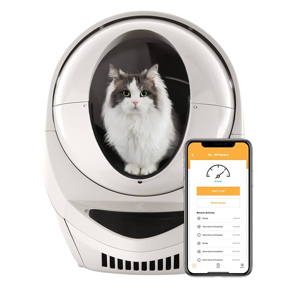 Litter-Robot 3 Connect, Beige | WiFi-Enabled, Self-Cleaning, Automatic Litter Box