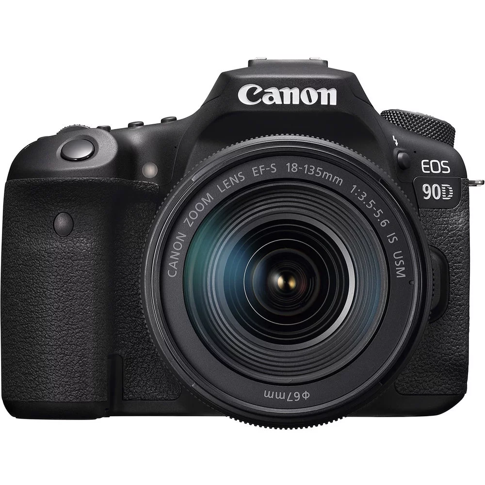 Canon EOS 90D DSLR Camera with 18-135mm Lens - 3616C016 - Curated Treasures Market