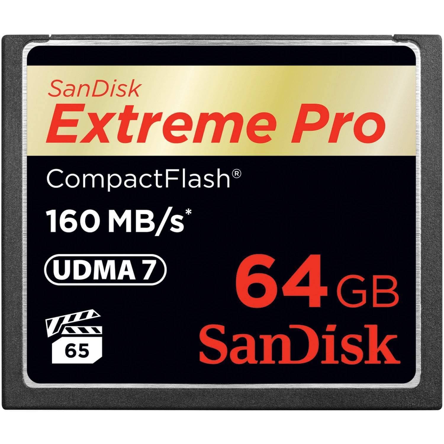 SanDisk 64GB - Extreme Pro CompactFlash Memory Card