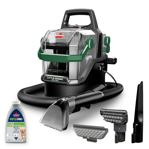 BISSELL Little Green Pet Pro Portable Carpet Cleaner Portable Carpet and Upholstery Deep Cleaner, Car/Auto Detailer