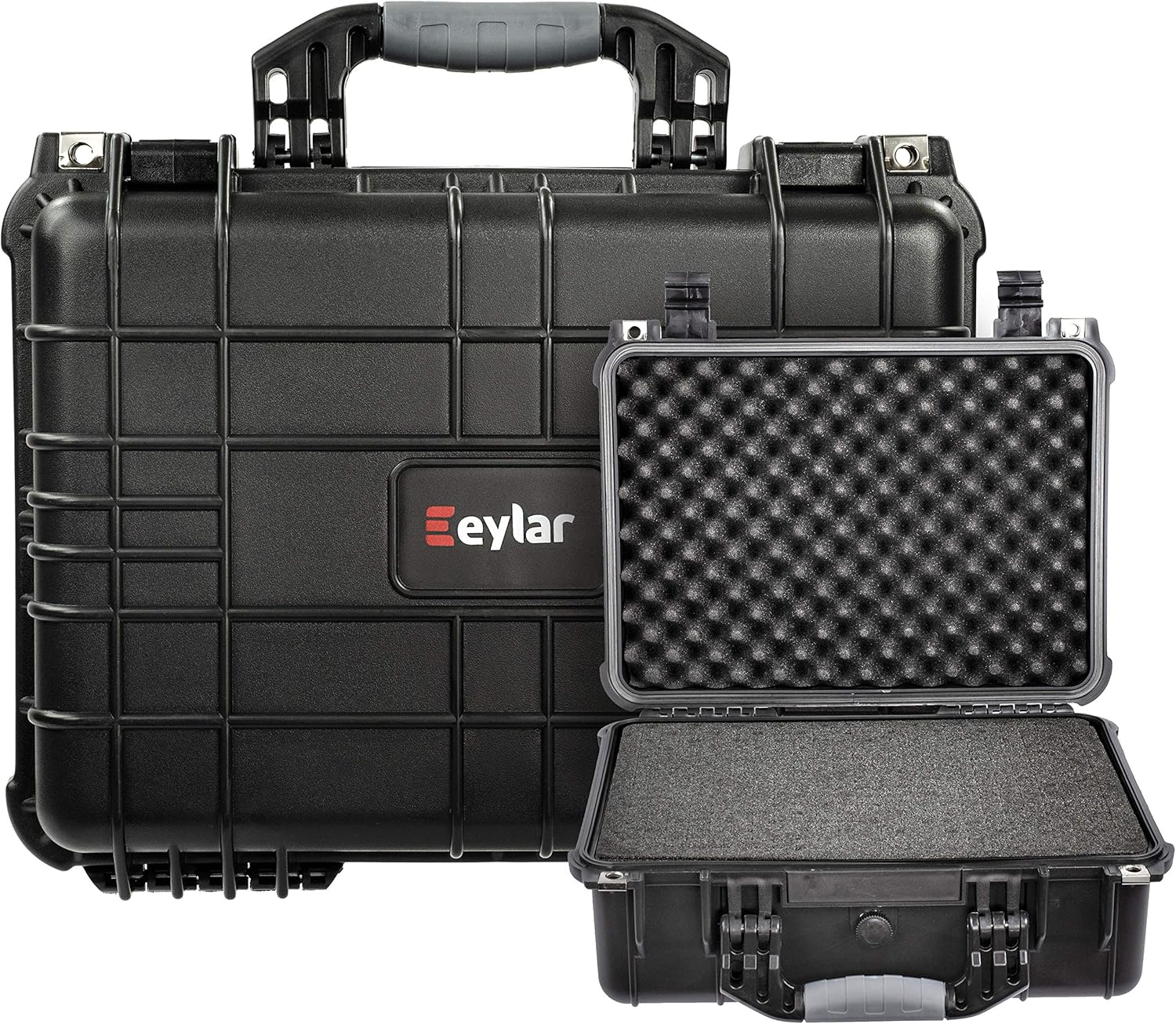 Eylar Standard 16 Gear, Equipment, Hard Camera Case Waterproof with Foam TSA Standards (Tan)