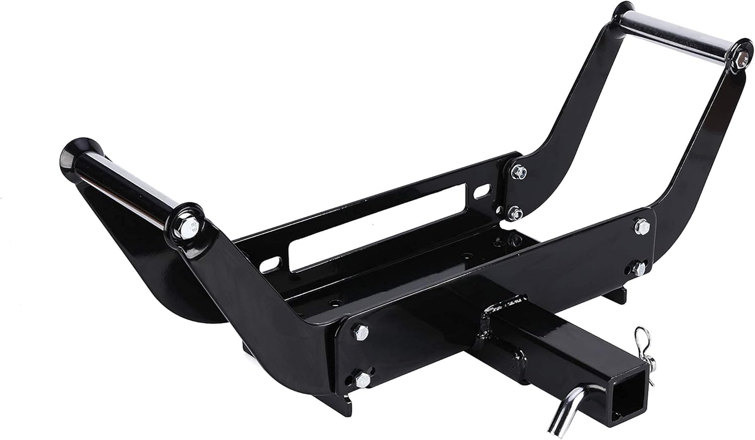 OFF ROAD BOAR Universal Winch Mount Plate - 15000Lbs Capacity Winch Mounting Hitch , Recovery Winch Cradle