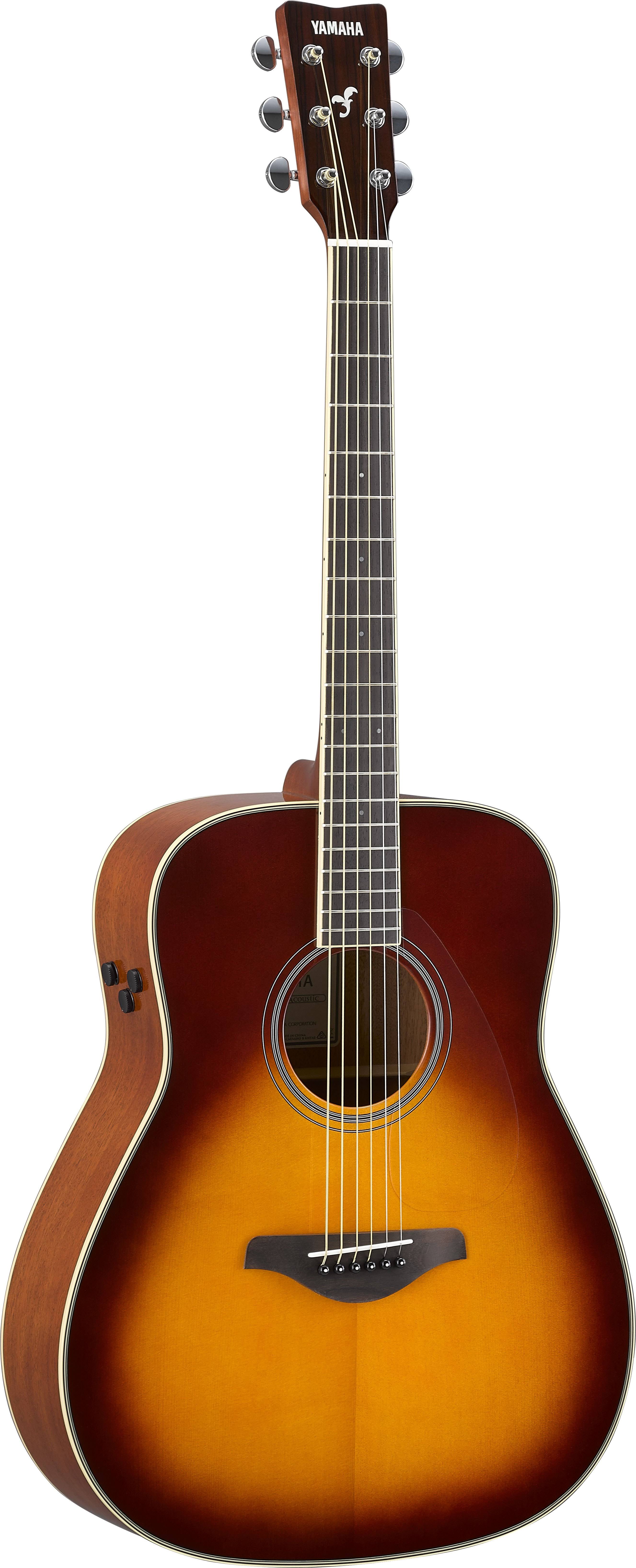 Yamaha FG-TA TransAcoustic Brown Sunburst Acoustic Guitar
