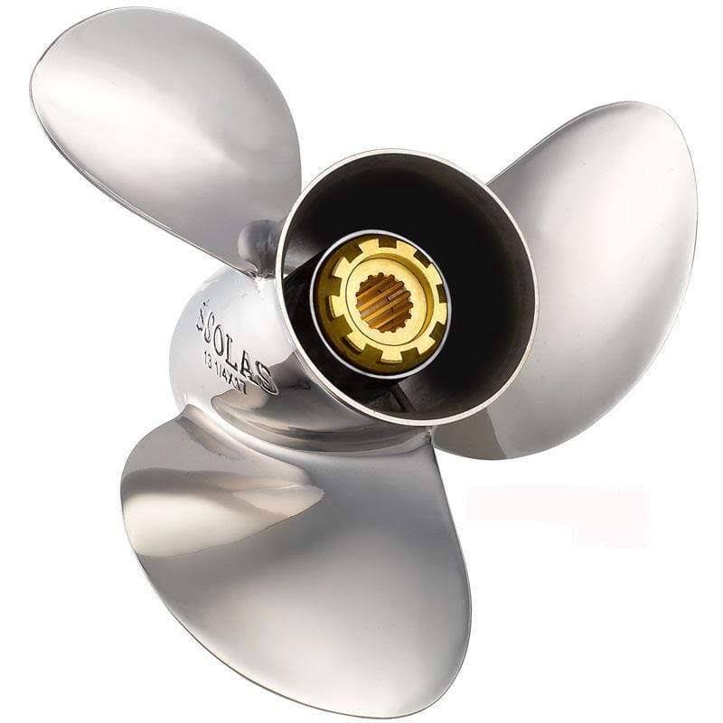 3331-119-10 Solas New Saturn C3 3 Blade PROPELLER Yamaha Honda Stainless Steel 40-60 HP 10