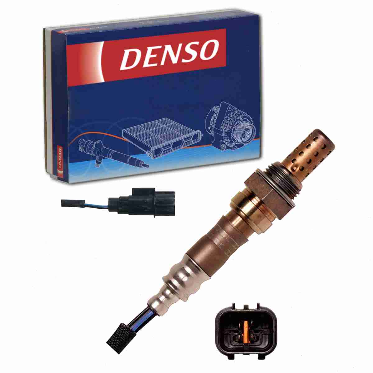 DENSO Downstream Left Oxygen Sensor compatible with Mitsubishi Montero Sport 3.0L 3.5L V6 1997-2004