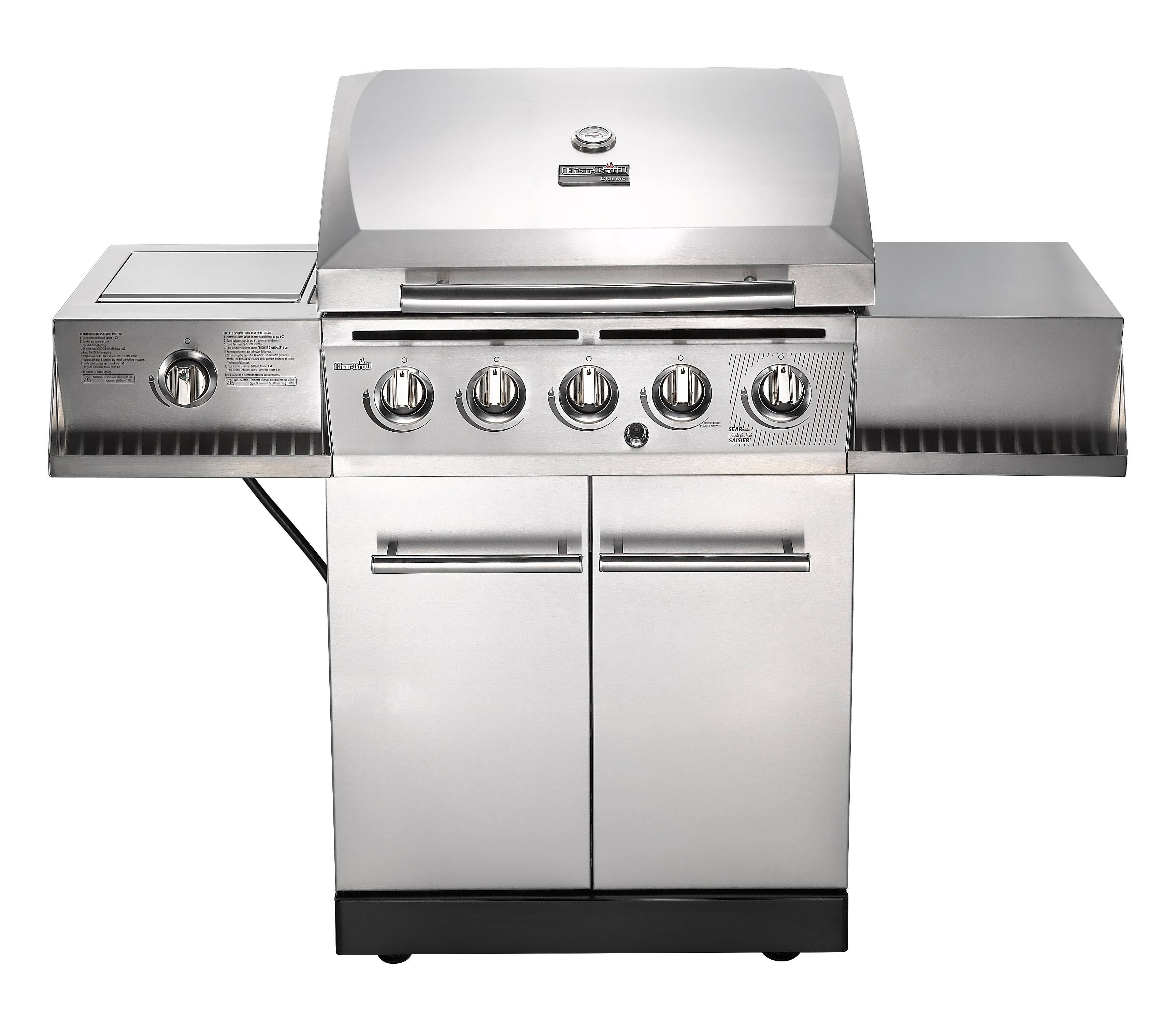 Char-Broil Gas Grill with 5 Burner - Silver
