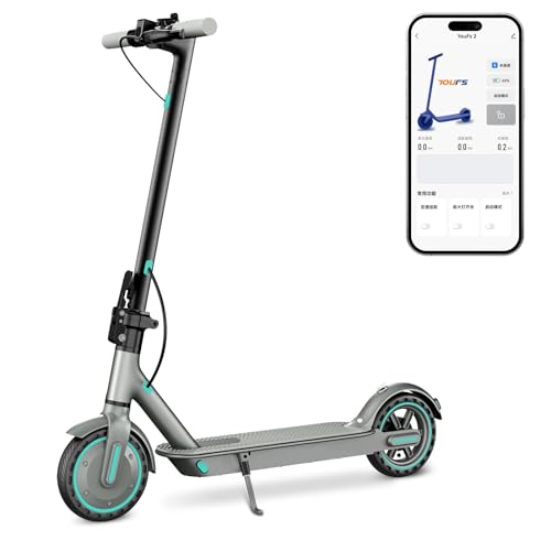 Electric Scooter for Adults, 19Mph, 15/21 Miles Range, Aluminum Alloy E-Scooter with 8.5" Honeycomb Tire
