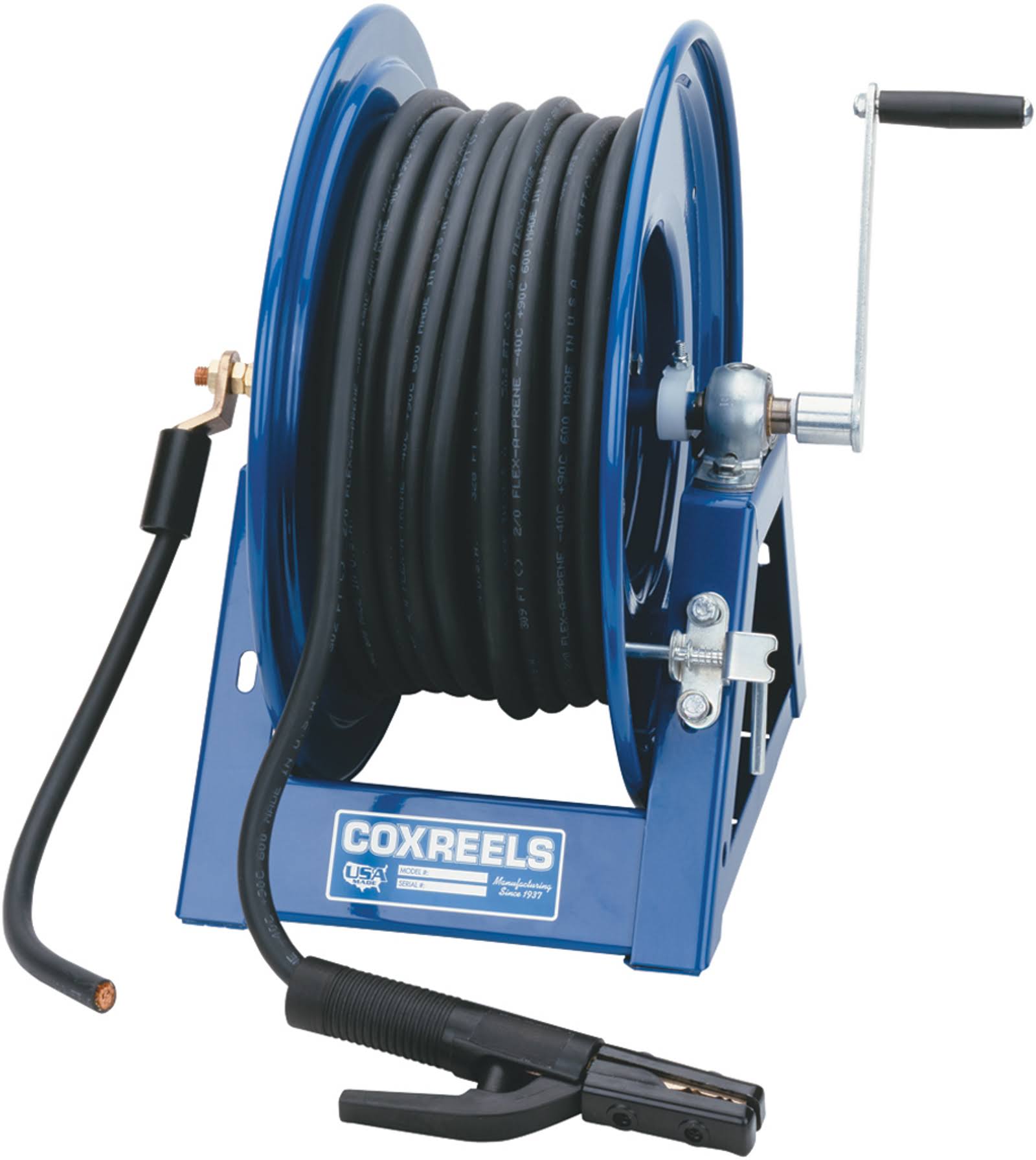 Coxreels Large Capacity Hand Crank Welding Cable Reel