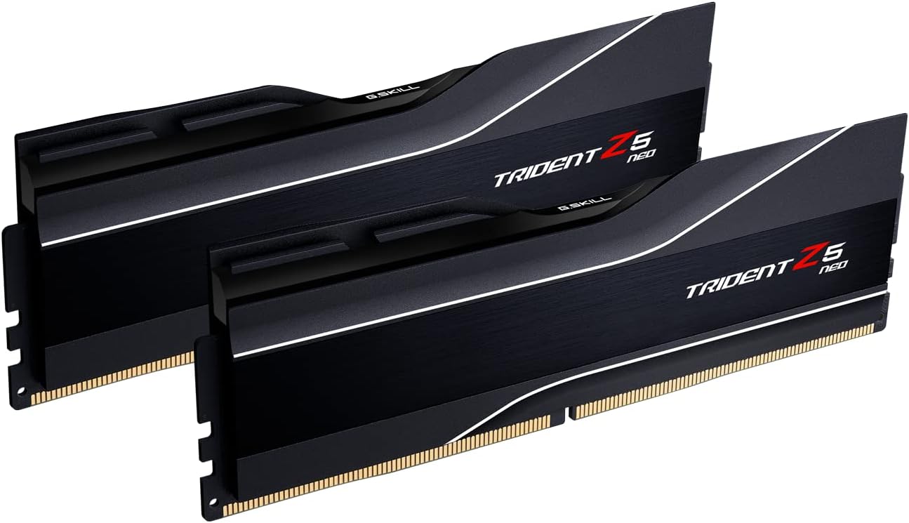 G.SKILL Trident Z5 Neo Series (AMD EXPO) DDR5 RAM 32GB (2x16GB) 6000MT/s CL36-36-36-96 1.35V Desktop Computer Memory UDIMM