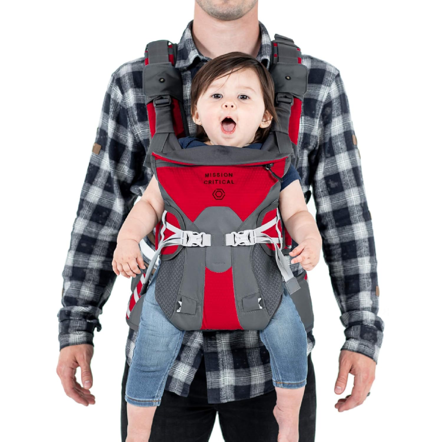 Mission Critical S.02 Adventure Baby Carrier, Baby Gear for Dads (Ocean Blue)