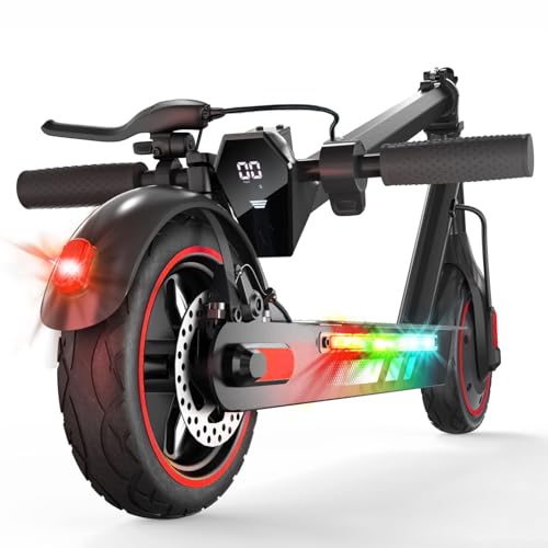 Electric Scooter for Adults, 19/25 Mph Max Speed, 21/25/35 Miles Range,350/500/600W APP Control E-Scooter with 8.5"/10" Inflatable tire