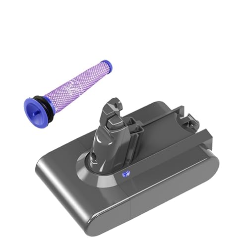 HUANGJW 6000mAh Compatible for Dyson V6 V7 V8 V10 Rechargeable Bateria SV10 SV11 SV12 SV09 Vacuum Cleaner Battery DC58