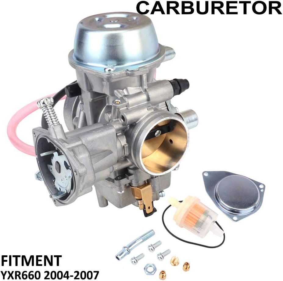 UTV YXR660 Carburetor Carb For 2004-2007 Rhino 660 YXR660 UTV Carb Pack of 2