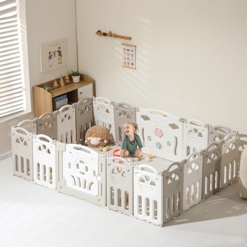 Baby Playpen, Foldable Baby Playpen, Playpen for Babies and Toddlers, Baby Play Pen Large Baby Play Yard