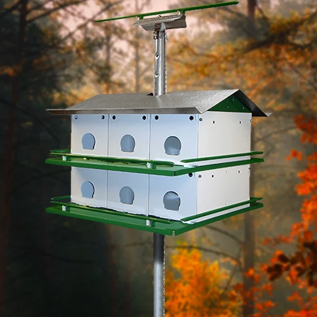 Erva 16.5 in x 19.5 in x 19.5 in Purple Martin Bird House - Curated Treasures Market
