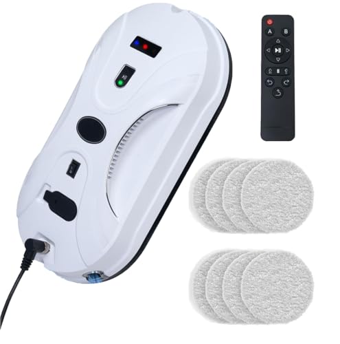 Automatic Window Cleaning Robot, Window Cleaner Robot Auto Dual Spray, 2025 Model Robot Limpia Vidrios AI Path Planning, 3000Pa Suction
