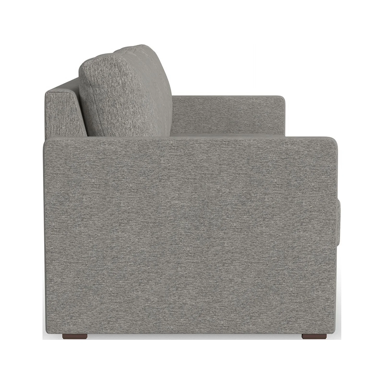 Flex Sofa with Narrow Track Arms - Pebble