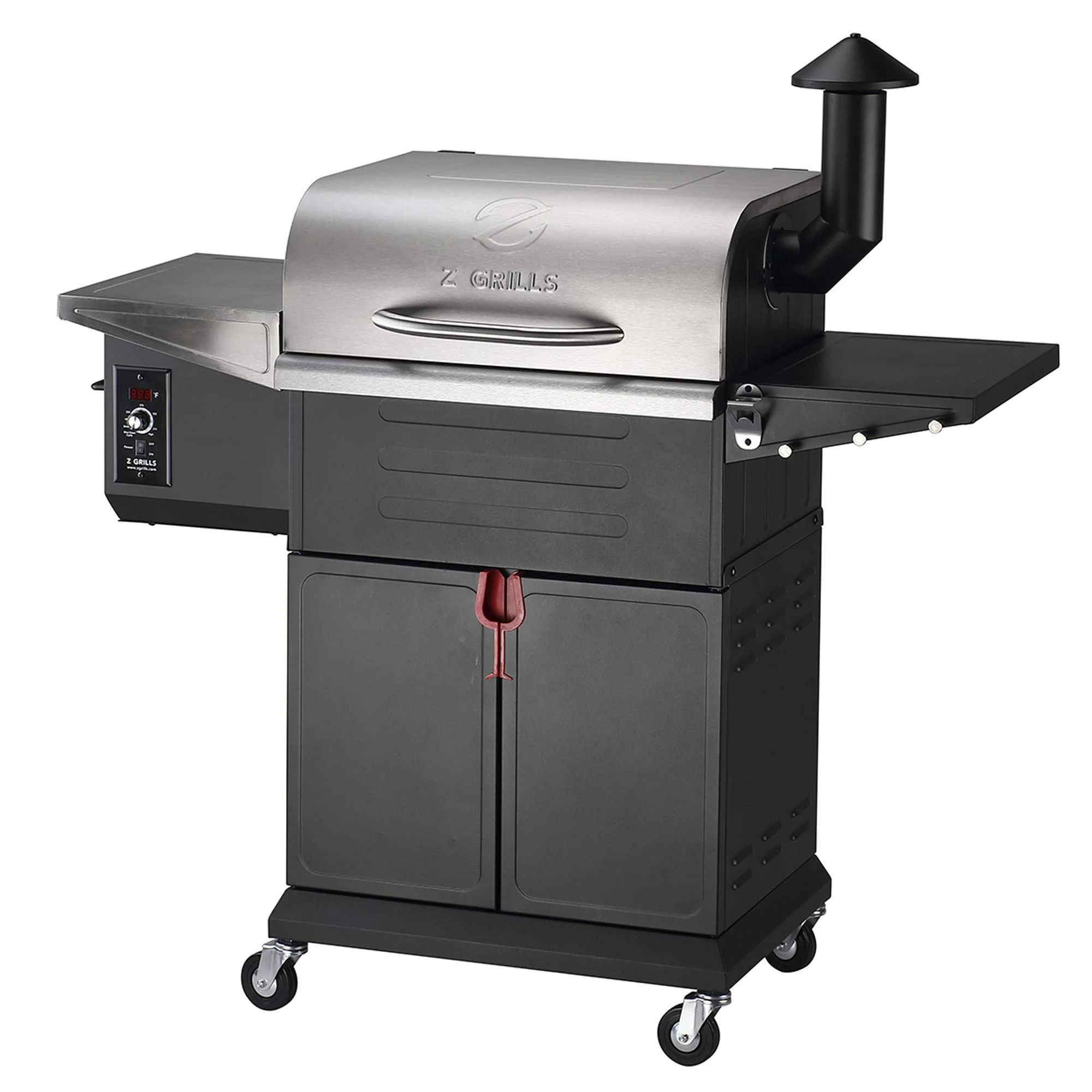 Z GRILLS Wood Pellet Grill Smoker with PID Technology, Auto Temperature Control, Direct Flame Searing Function, 572 sq in Cooking Area for Outdoor BBQ