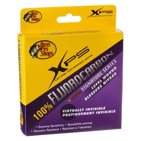 Bass Pro Shops XPS KVD Signature Series 100% Fluorocarbon Fishing Line - Clear