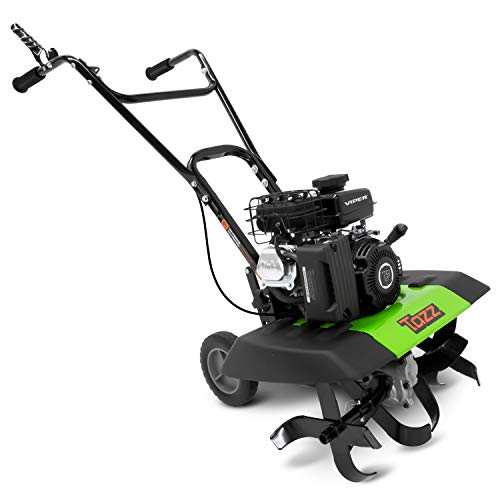 Tazz 35310 2-in-1 Front Tine Tiller/Cultivator, 79cc 4-Cycle Viper Engine, Gear Drive Transmission, Forged Steel Tines
