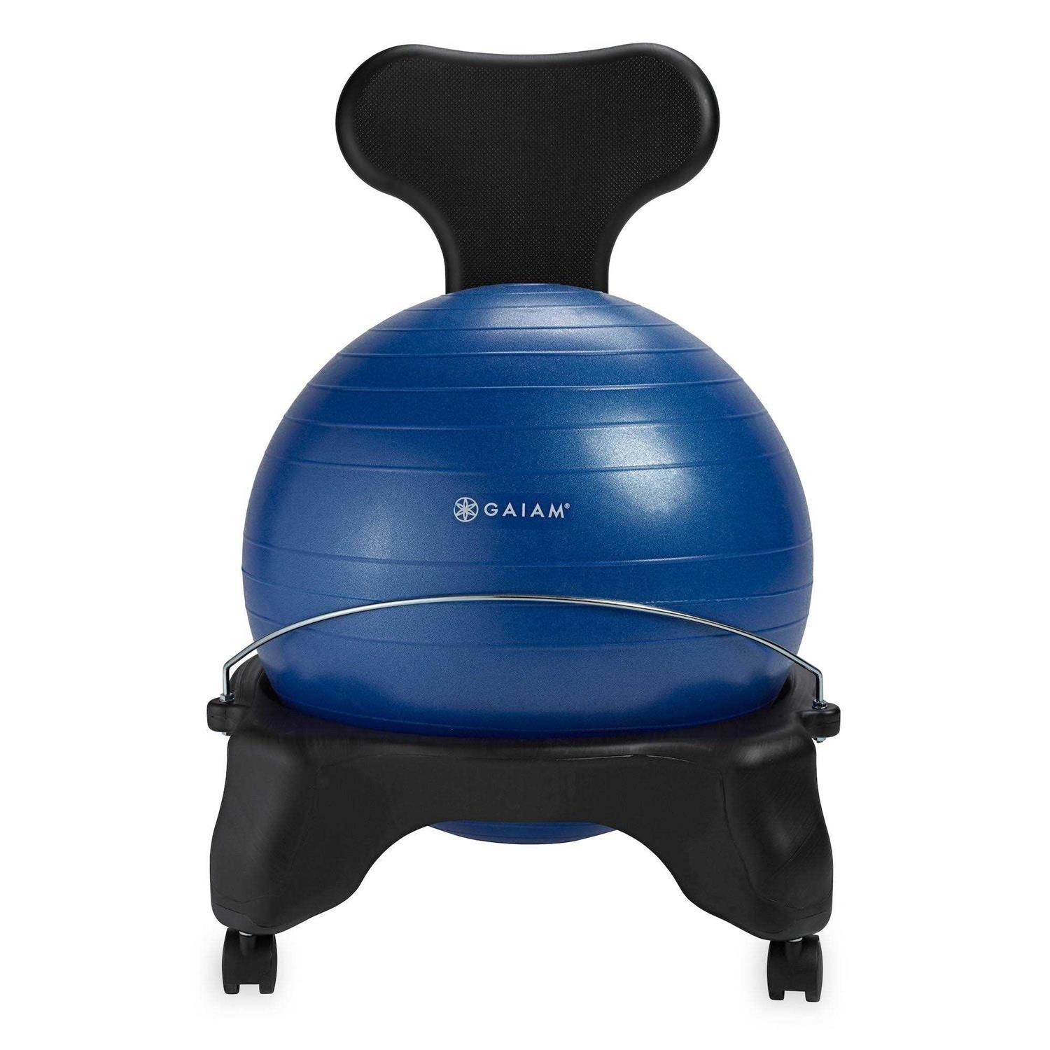 Gaiam Classic Balance Ball Chair Exercise - Sports Supplies Online Store