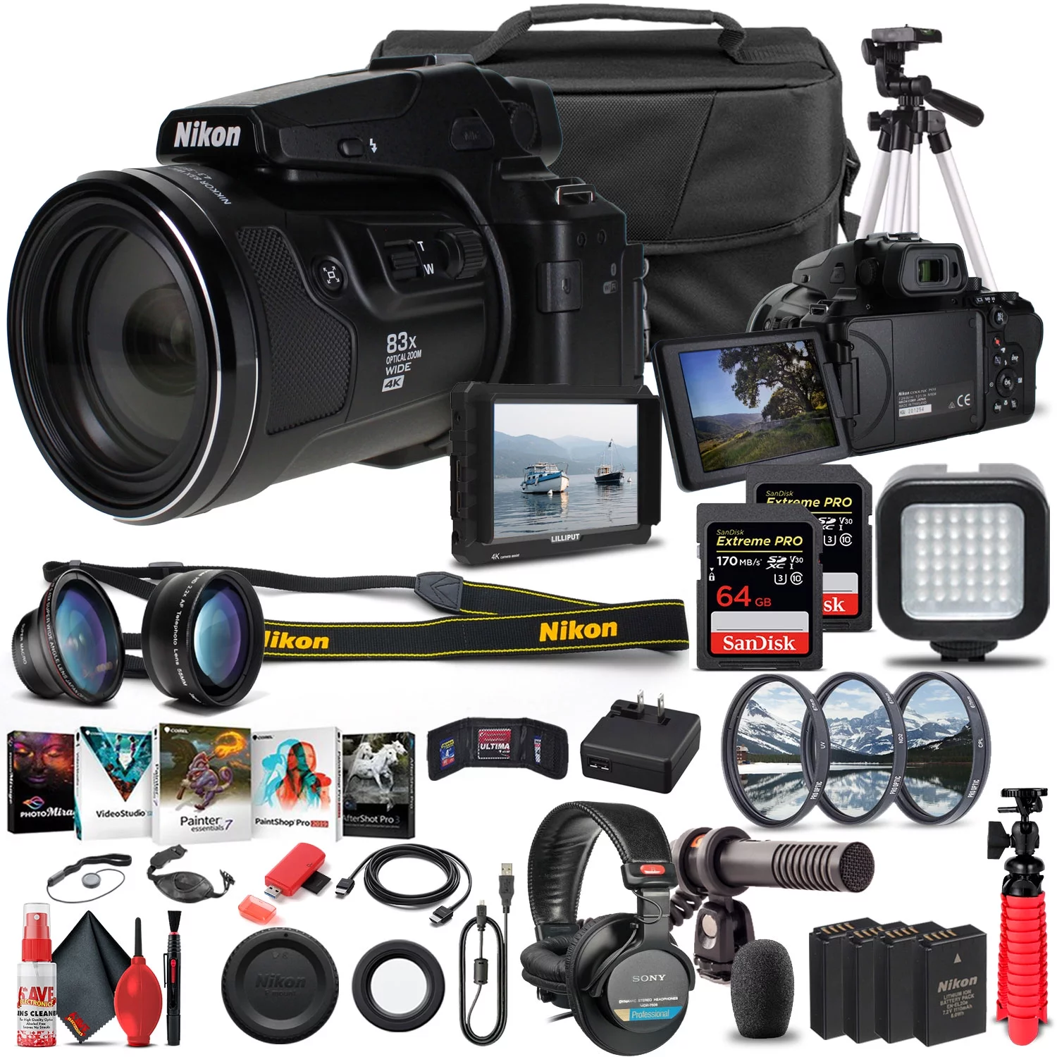 Nikon COOLPIX P950 Digital Camera 26532  - Pro Bundle - Curated Treasures Market