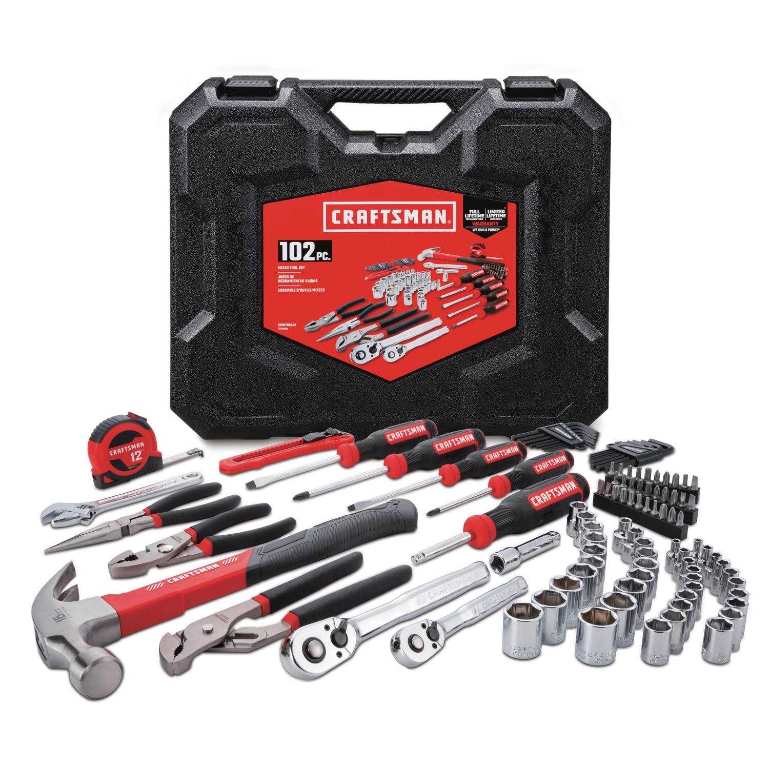 Craftsman Home Tool Set/Mechanics Tools Kit 102-Piece CMMT99448
