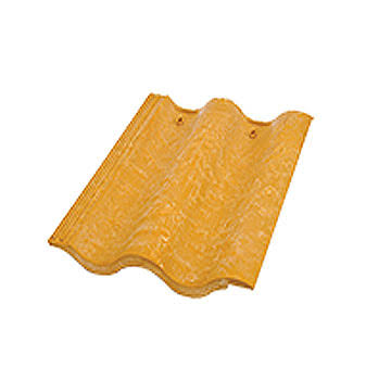 Synthetic Mission Roof Field Tiles Golden Rod Color 1 Bundle 10 Pcs, from Quarrix Building Products (Trimline)