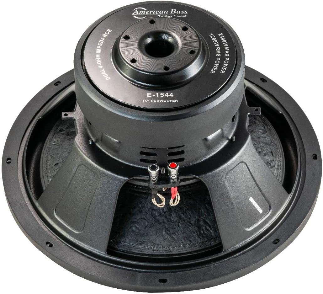 American Bass E1544 15 2400 Watt Elite Series DVC Subwoofer