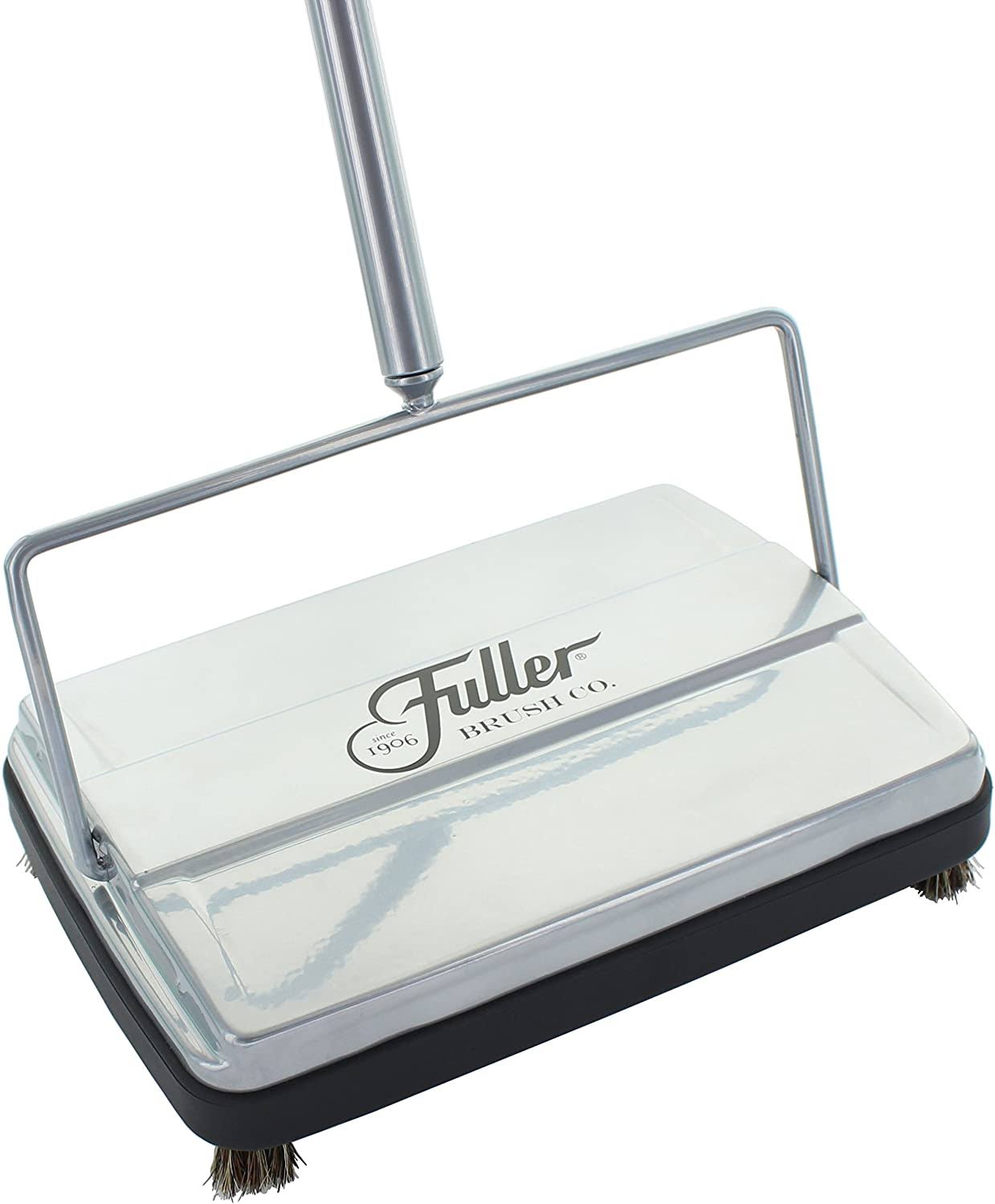 Fuller Brush Electrostatic Carpet Sweeper Silver 17034
