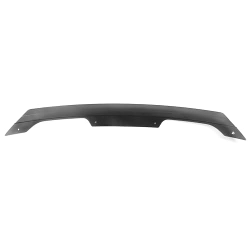 IKON MOTORSPORTS, Trunk Spoiler Gurney Flap Wicker Bill Compatible with 2015-2023 Ford Mustang 2-Door Coupe, GT500 Style #M7344