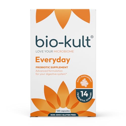 Bio-Kult Advanced Probiotics -14 Strains, Probiotic Supplement for Adults, Lactobacillus Acidophilus, No Need for Refrigeration, Non-GMO