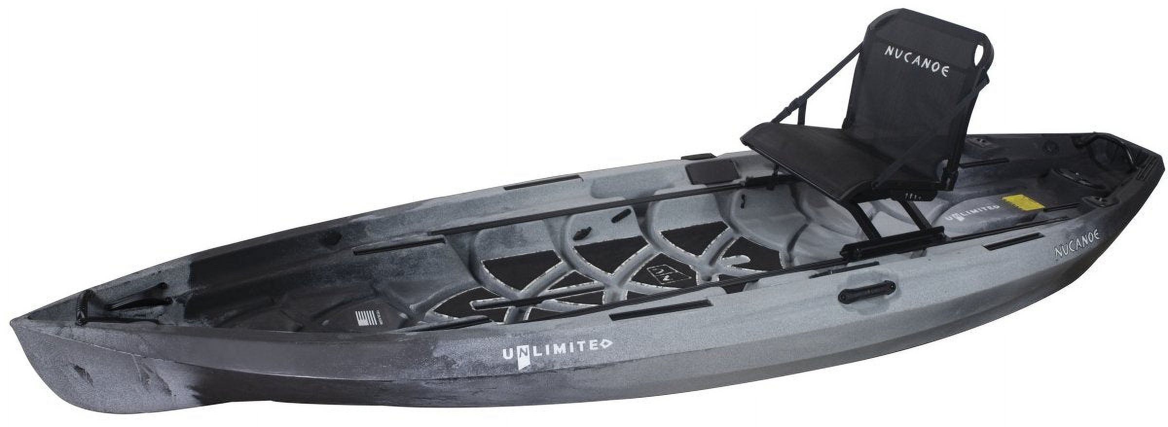 2023 Nucanoe Unlimited Fishing Kayak with Fusion 360 Seat